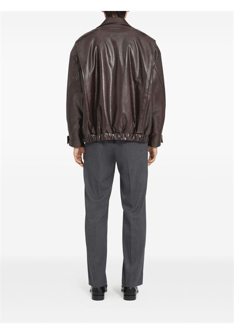 Bomber con tasche in bordeaux Mm6 maison margiela - uomo MM6 MAISON MARGIELA | SH0AM0065M35465144